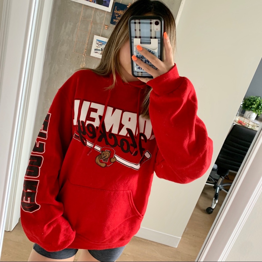 Red CORNELL Hoodie